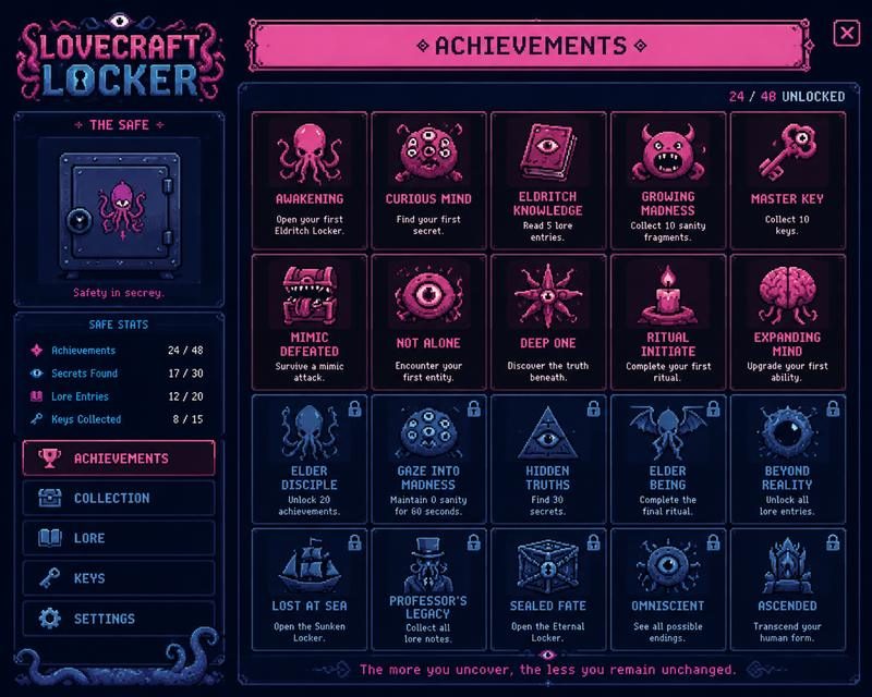 Lovecraft Locker 任务推进 资料图 8